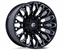 FUEL STRIKE 22X10 6X135 6X139.7 106 -18 GBLK MILL GLOSS BLACK MILLED (1 DISPLAY, 3 BOXES)