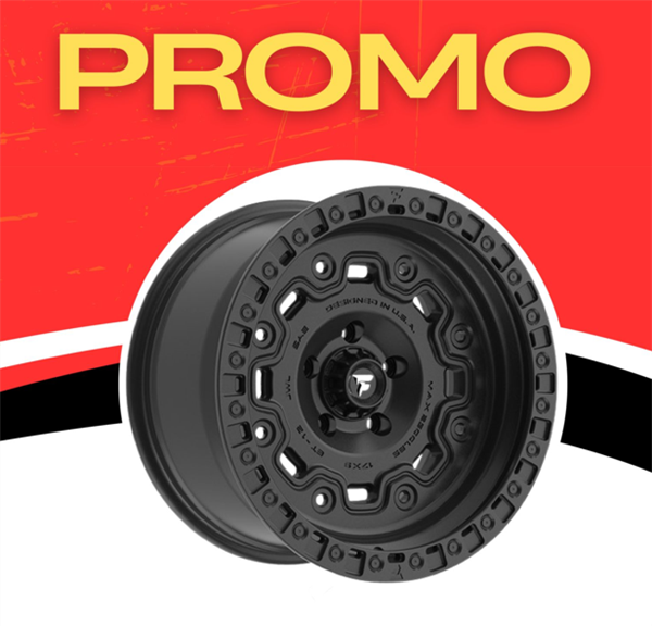 FITTIPALDI OFFROAD FT100SB 17X9, PCD 6X135, ET -12, CB 87.1-SATIN BLACK