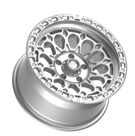 FITTIPALDI OFFROAD FT101MS 17X9, PCD 5X5.00, ET -12, CB 71.5-GLOSS SILVER WITH MACHINED FACE AND UND