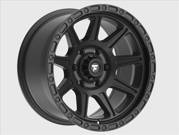 FITTIPALDI OFF ROAD FT104SB 17X9, ET -12, PCD 6X5.50, CB 106.2-SATIN BLACK
