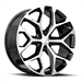 OE. Revolution G-09 20X9 6X139.7 +24 Cb 78.1 Gloss Black & Machined