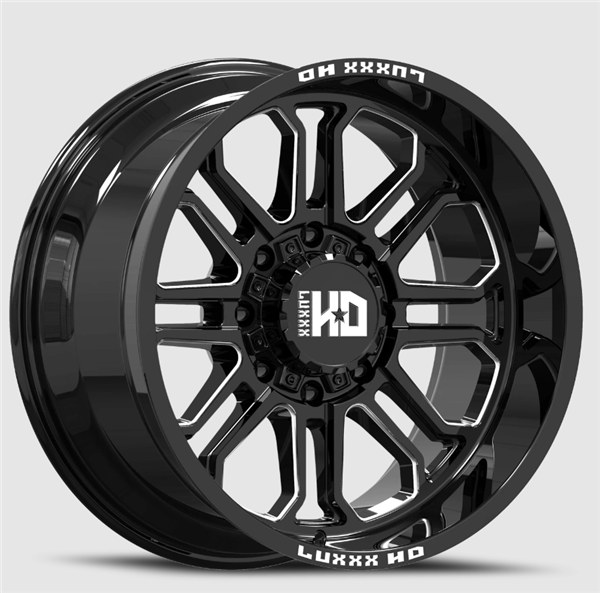 LHD35 20X10 6135/139.7 -19 106.1 Gloss Black Milled