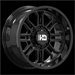 LHD35 20X10 8X180 -19 124.2 Gloss Black