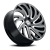 LUX23 22X9.5 6X139.7 +30 78.1 GLOSS BLACK MILLED