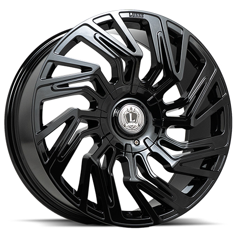 LUX 28 Gloss Black 22x9 5x4.5 / 5x120 +33 73.10 Black