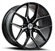 Pinnacle P204 Splendent 22x10.5 5x112 +40mm Black/Milled Wheel