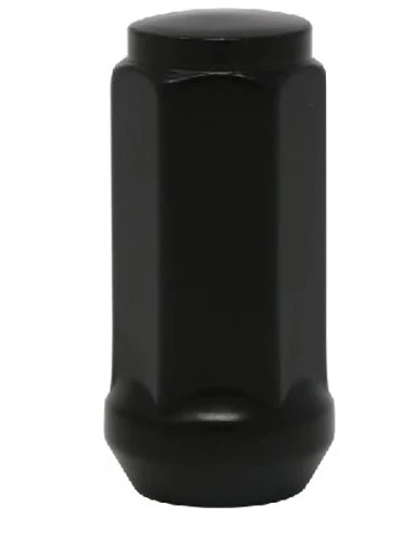 CLOSED LUGNUT 14X1.5 BULGE ACORN LONG 1.75" BLACK