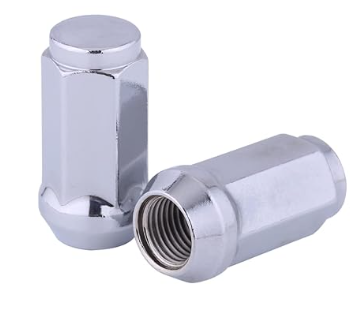 CLOSED LUGNUT 14X1.5 LONG CHROME BULGE ACORN 3/4 1.75 IN