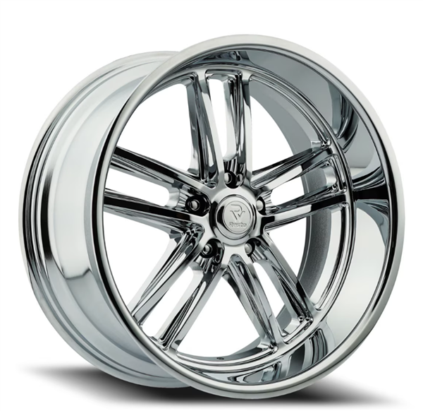 RESTO R103 MAVERICK 18X8 5X127 1MM MILLED WINDOW CHROME PLATED