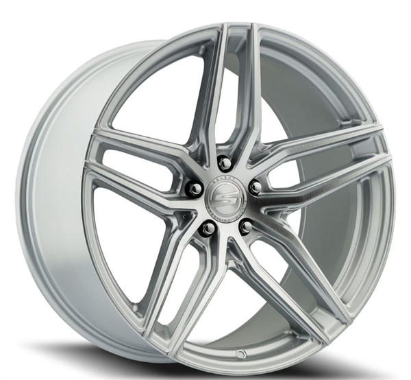 SELECT S101 SHADOW 20x9 SHADOW 5x112 20 CB66.53 GLOSS SILVER BRUSHED