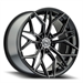 SELECT S105 SYNDICATE 20X9 5X120 20MM CB72.54 GLOSSY BLACK MACHINED DDT FACE AND LIP