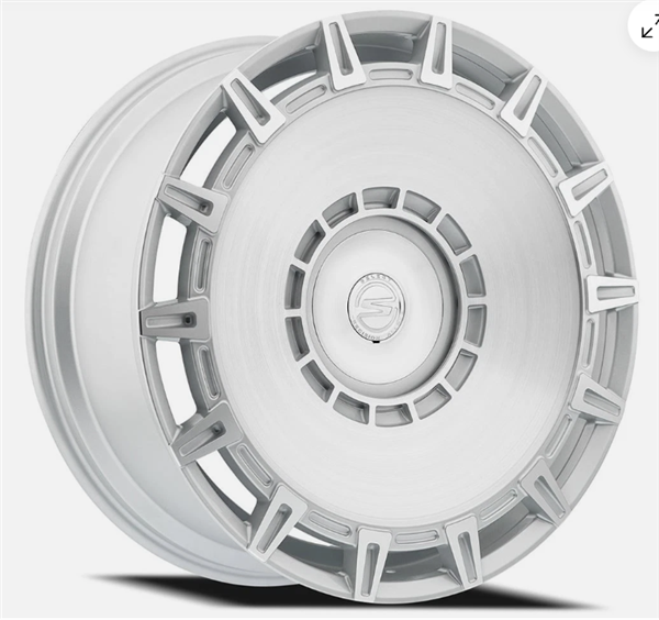 SELECT S106 APOLLO 24x10 APOLLO 8x165.1 20 6.26 117.09 GLOSS SILVER BRUSHED