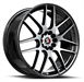 Spec-1 SP-65 17x8.0 5x108 5x114.3 +42 Cb 73.1 Gloss Black & Machined