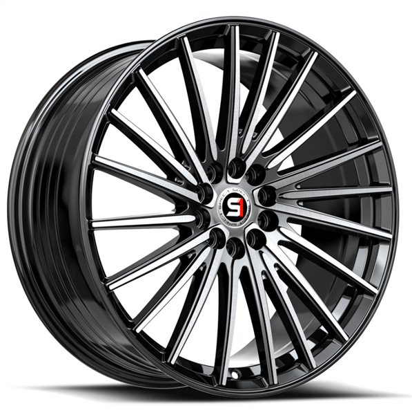 Spec-1 SP-68 17x7.5 5x105 5x114.3 +42 Cb 73.1 Gloss Black & Machined