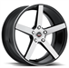Spec-1 SP-36 20x8.5 5x114.3 +38 Cb 73.1 Gloss Black & Brushed
