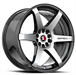 Spec-1 SPT-32 17x8.0 5x110 5x114.3 +42 Cb 73.1 Gloss Black & Machined