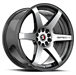 Spec-1 SPT-32 17x8.0 4x100 4x114.3 +42 Cb 73.1 Gloss Black & Machined
