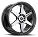 Spec-1 SPT-33 15x9.0 4x100 4x114.3 +15 Cb 73.1 Gloss Black & Machined