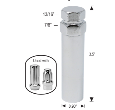 KEY ADAPTER FOR SPLINE ACORN