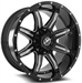 XF Off-Road XF-215 20x9 6x135 6x139.7 +12 Cb 106.4 Gloss Black & Milled