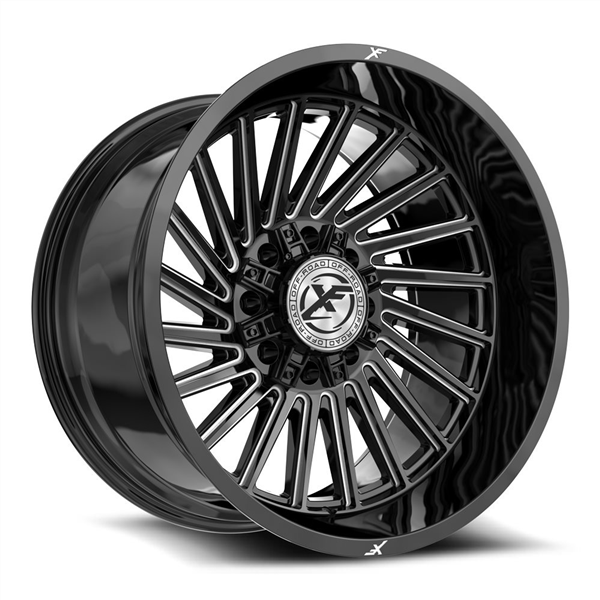XF Off-Road XF-216 20x9 6x135 6x139.7 +12 Cb 106.4 Gloss Black & Milled