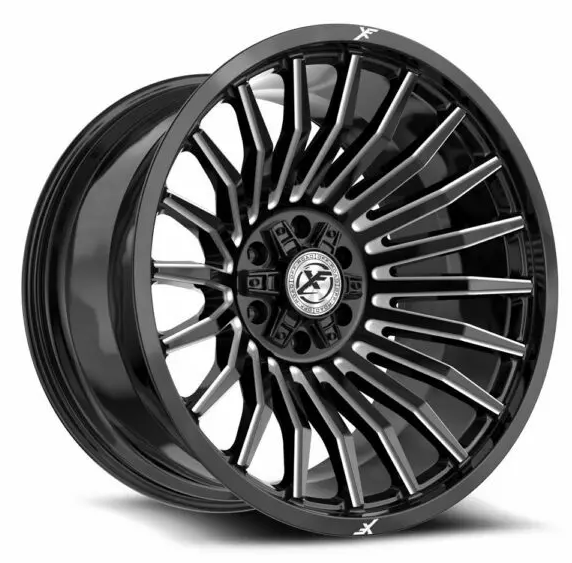 XF Off-Road XF-231 17x9 6x135 6x139.7 +12 Cb 106.4 Gloss Black & Milled