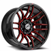 XF Off-Road XF-232 17x9 6x135 6x139.7 0 Cb 106.4 Gloss Black & Red Milled