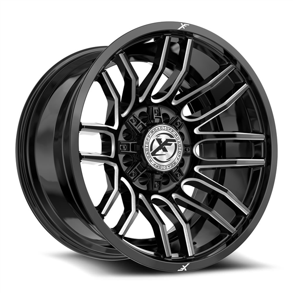 XF Off-Road XF-232 20x10 8x165.1 8x180 -12 Cb 125.2 Gloss Black & Milled