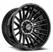 XF Off-Road XF-234 17x9 6x135 6x139.7 0 Cb 106.4 Gloss Black & Brushed Double Dark Tint