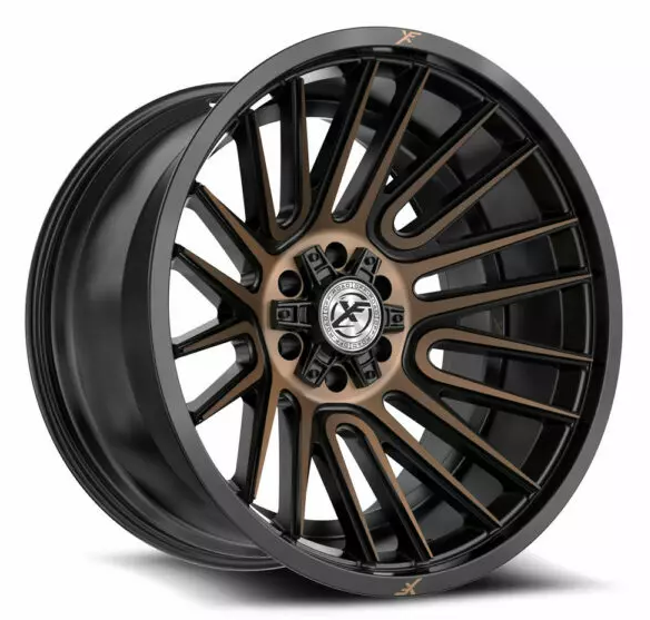 XF Off-Road XF-234 17x9 6x135 6x139.7 +12 Cb 106.4 Satin Black & Bronze Machined Double Dark Tint