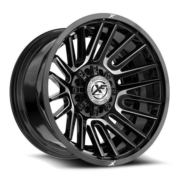 XF Off-Road XF-234 20x10 8x165.1 8x170 -12 Cb 125.2 Gloss Black & Milled