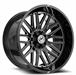 XF Off-Road XF-240 17x9 6x135 6x139.7 +12 Cb 106.4 Gloss Black & Milled