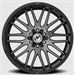 XF Off-Road XF-240 17x9 6x135 6x139.7 +12 Cb 106.4 Gloss Black & Brushed Double Dark Tint