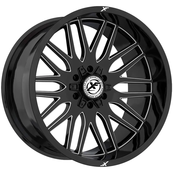 XF Off-Road XF-240 18x9 5x127 5x139.7 0 Cb 78.1 Gloss Black & Milled