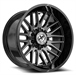XF Off-Road XF-240 24x14 8x165.1 8x180 -76 Cb 125.2 Gloss Black & Brushed Double Dark Tint