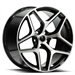 OE. Revolution Z28 22X9 5X120 +35 Cb 71.5 Gloss Black & Machined